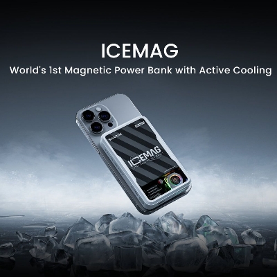 Picture of Shargeek ICEMAG 10000mAh 20W, MagSafe Ice-cooling Transparent Power Bank(6 months replacement warranty) - White