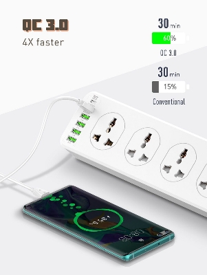 Picture of LDNIO SC10610 30W 10-Port 6 USB port Charger Power Strip Original(2 years replacement warranty)