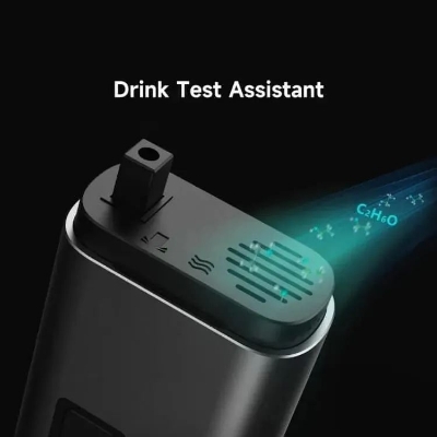 Picture of Xiaomi Nextool 4-in-1 Mini (Alco)analyser LCD Digital Car Window Breaker - Black