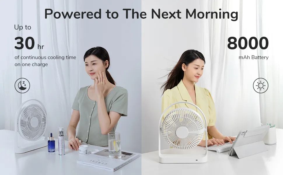 Picture of JISULIFE FA27 Portable Multi-functional Family Cooling Fan(1year replacement warranty)