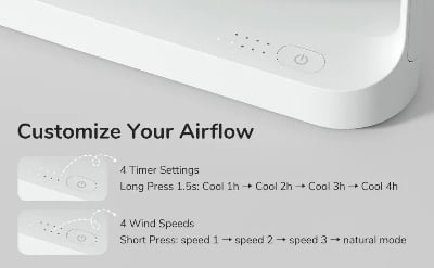 Picture of JISULIFE FA27 Portable Multi-functional Family Cooling Fan(1year replacement warranty)