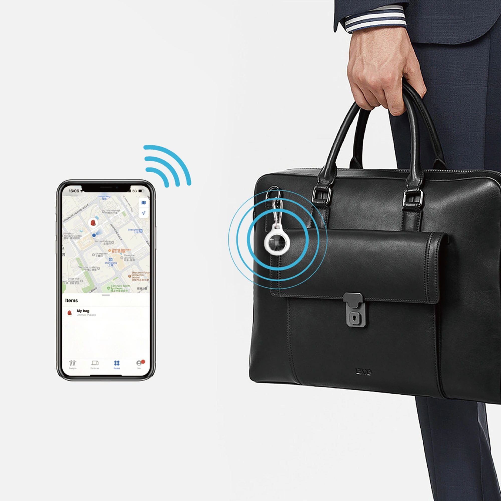 Picture of WiWU WT-01 iTag Anti-lost Smart Tracker(Certified by Apple Find My) - White