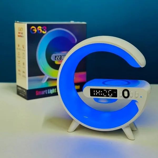 Picture of G63 Atmosphere RGB Light Bluetooth Speaker With Wireless Charging(original 1 year replacement warranty - Multicolor