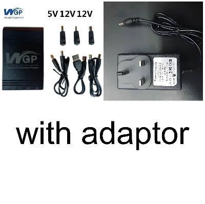 Picture of wgp Mini UPS 5/12/12v With updated(10,400mah big battery)with 2 years replacement warranty - Black