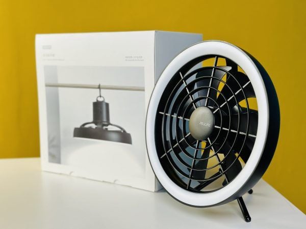 Picture of JISULIFE FA17 Rechargeable Fan(Original) With LED Light And Table Tripod(long tripod Not included)(2 years replacement warranty)