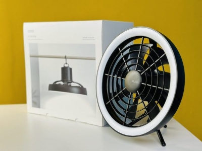 Picture of JISULIFE FA17 Rechargeable Fan(Original) With LED Light And Table Tripod(long tripod Not included)(2 years replacement warranty)