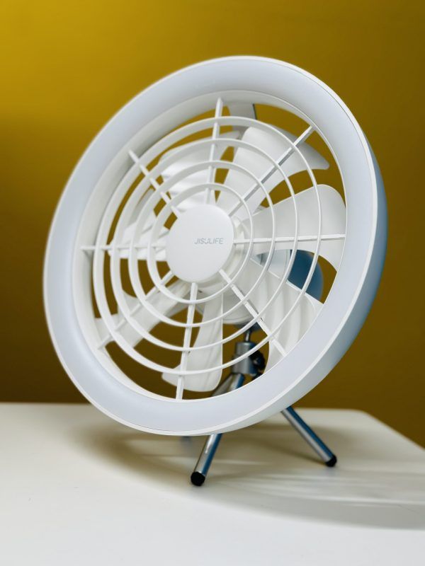 Picture of JISULIFE FA17 Rechargeable Fan(Original) With LED Light And Table Tripod(long tripod Not included)(2 years replacement warranty)