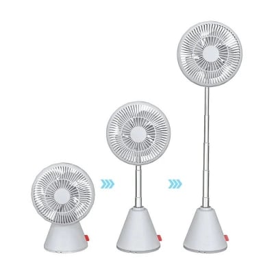 Picture of Xundd XDOT-024 USB Rechargeable Oscillating Fan 8000mAh Battery(2 years warranty) - White