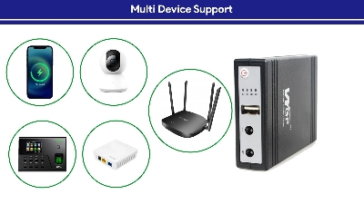 Picture of New Version Wgp mini UPS 10400mAh – 5/12/12V – With 2 Year Warranty - Black