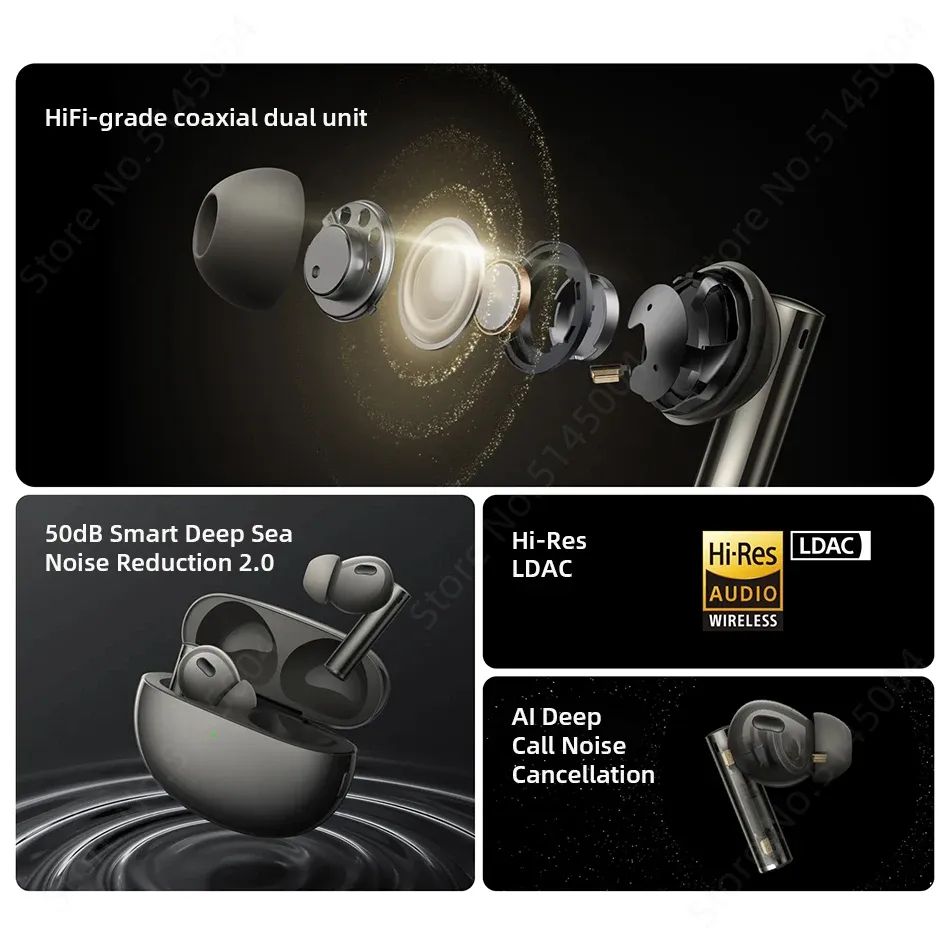 Picture of Realme Buds Air 6 Pro TWS Earbuds with 50 dB ANC LDAC