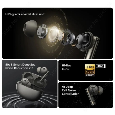 Picture of Realme Buds Air 6 Pro TWS Earbuds with 50 dB ANC LDAC