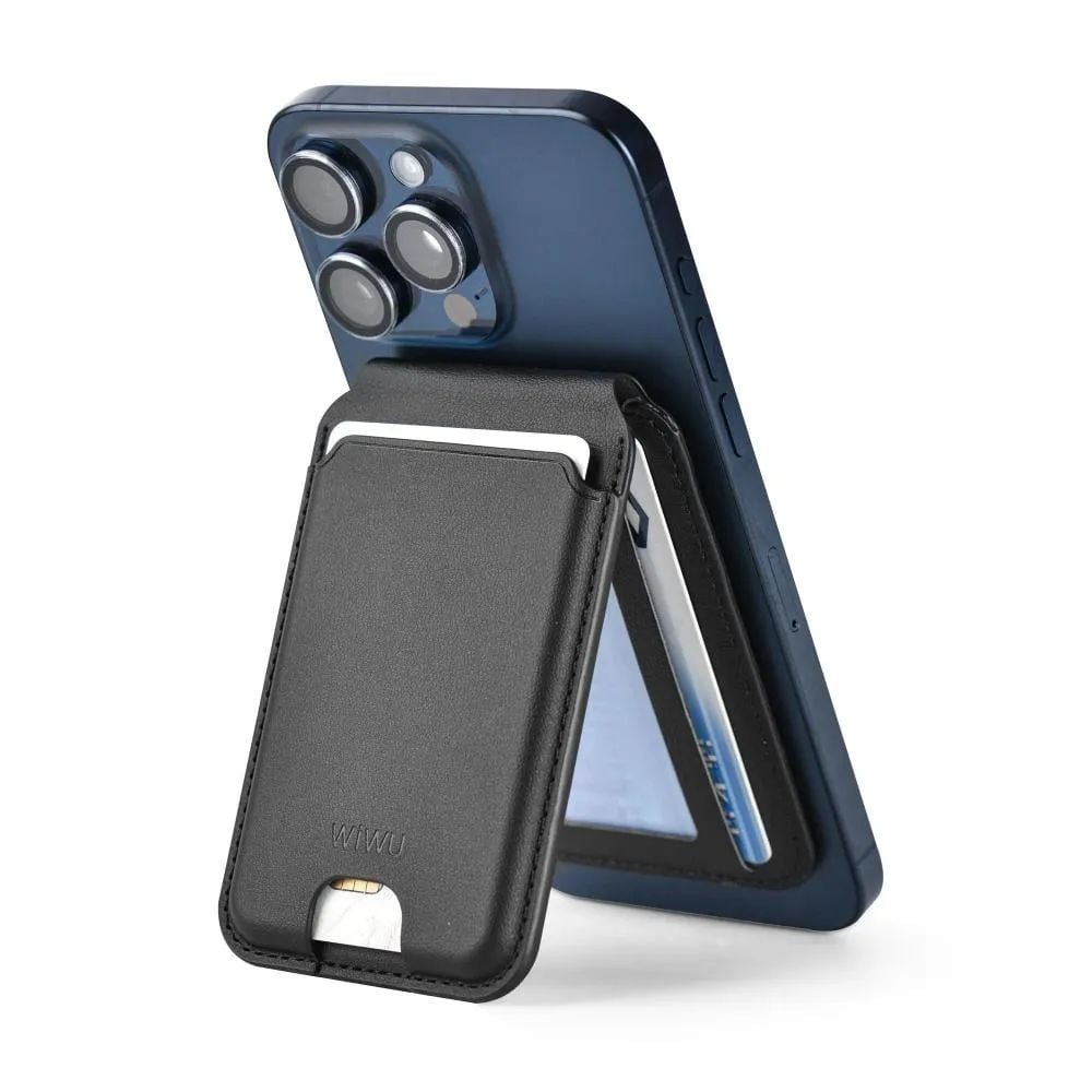 Picture of Wiwu Mag Wallet Pro Magnet Card Holder - Black