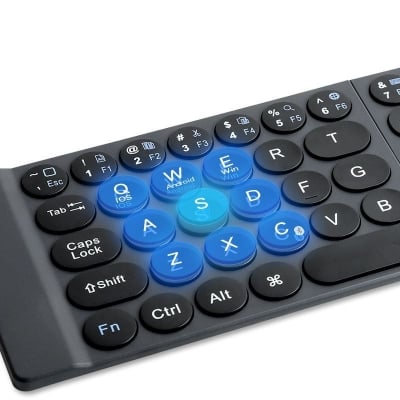 Picture of WiWU Fold Mini Keyboard Foldable Wireless Rechargeable Keyboard - Black