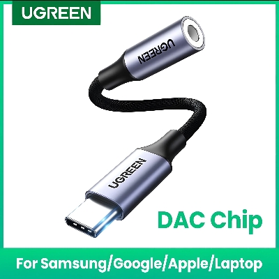 Picture of UGREEN AV161 (80154) USB C to 3.5mm Headphone Adapter(1year replacement warranty ( - Grey