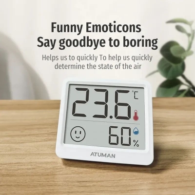 Picture of Xiaomi Atuman TH Mini Thermo-Hygrometer(1year replacement warranty) - White