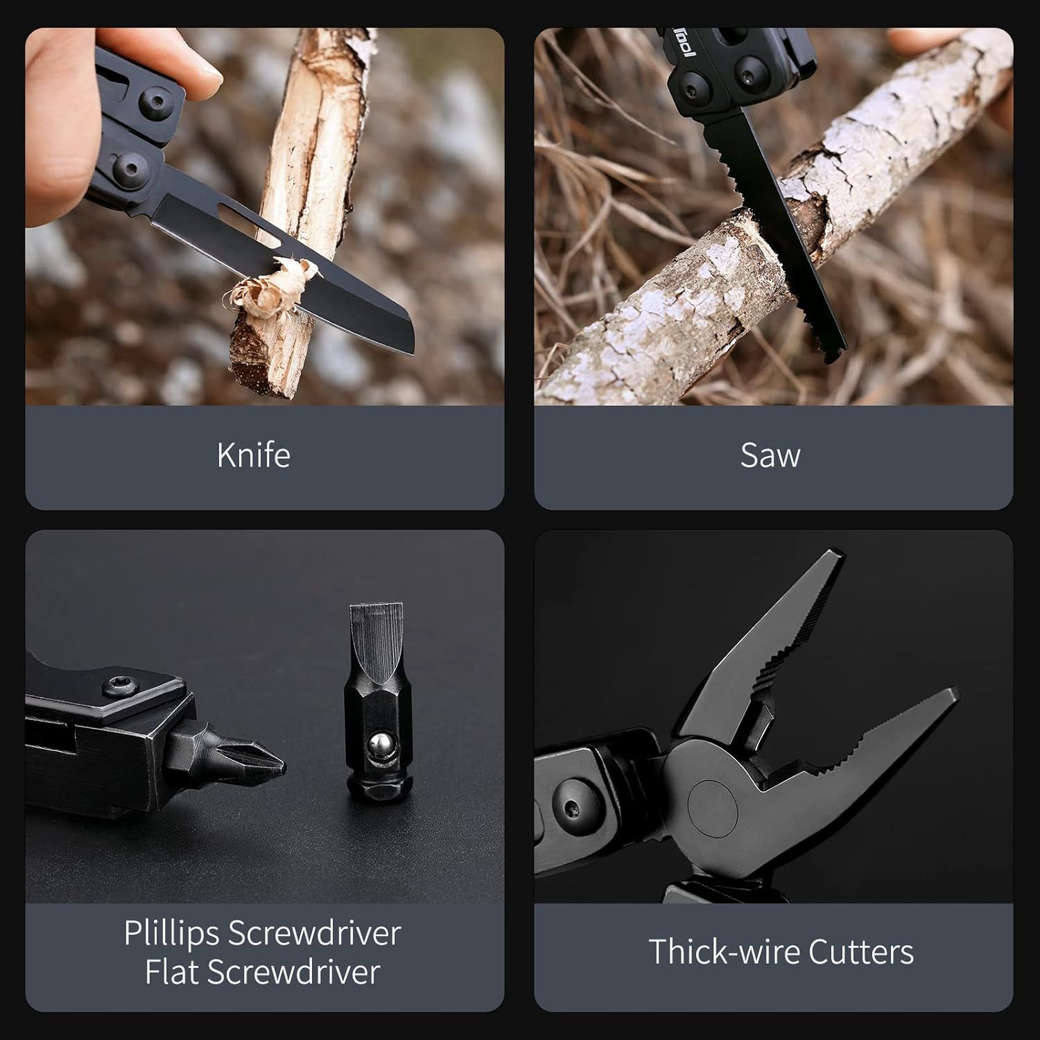 Picture of Xiaomi NEXTOOL 9 In 1 Multi-functional Wrench Knife - Black