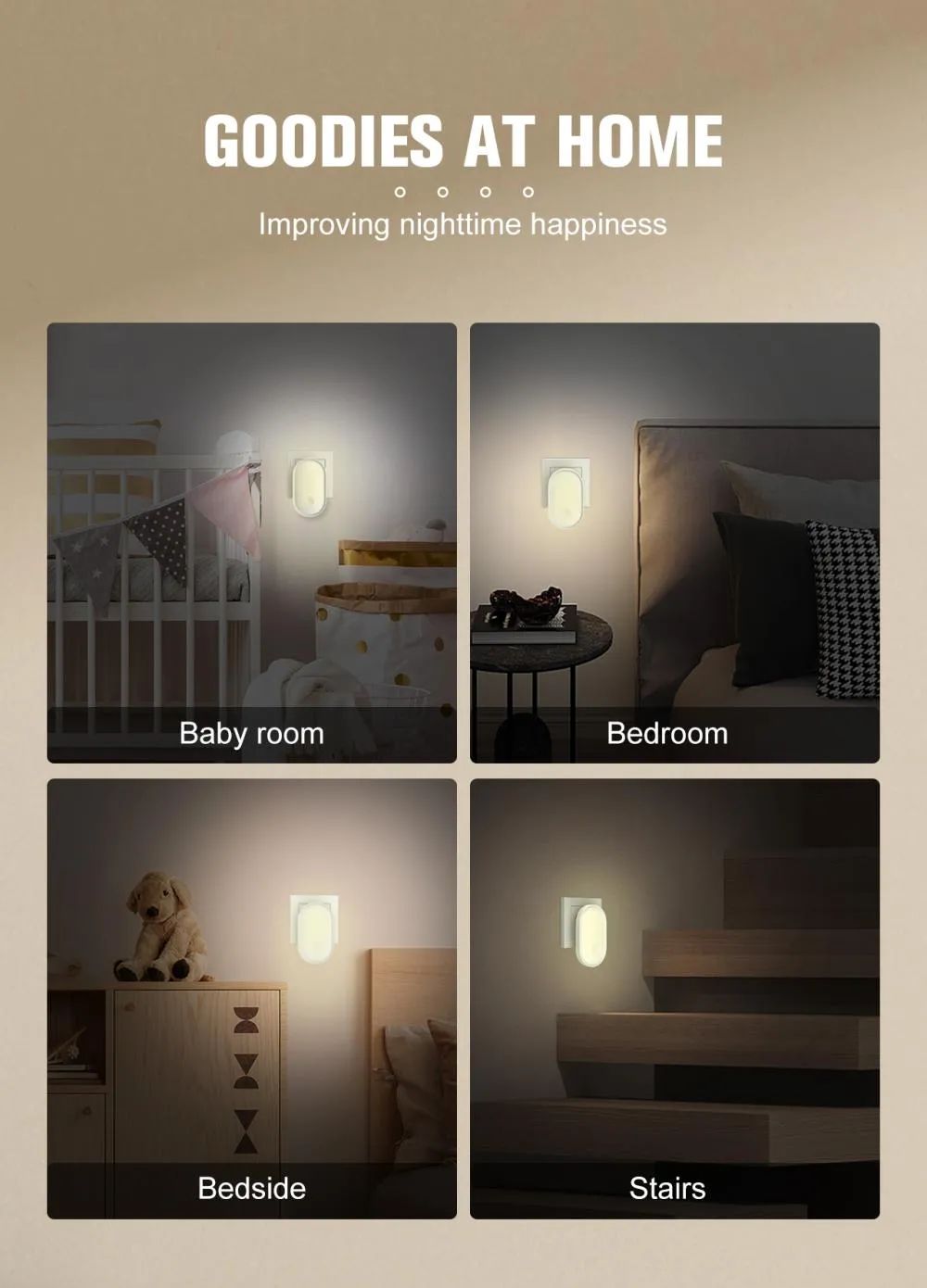 Picture of Ldnio Y2 Intelligent Sensor Night Light(1year replacement warranty) - White