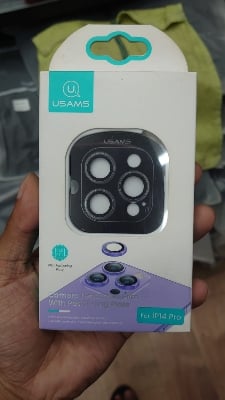 Picture of USAMS US-BH791 Camera Lens Alloy Ring Glass for iPhone
14Pro