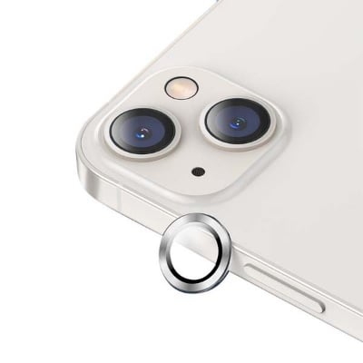 Picture of USAMS US-BH791 Camera Lens Alloy Ring Glass for iPhone 13  - Black