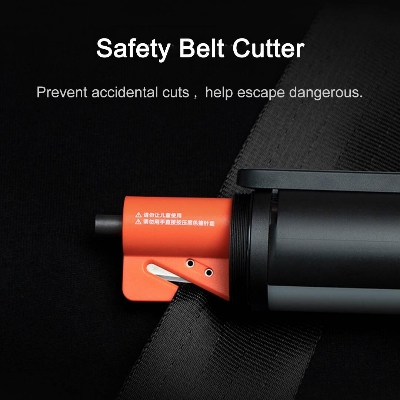 Picture of Xiaomi MIjia Multifunctional 1000lm LED Flashlight Torch with IPX4 Rechargeable 3100mAh Battery - Black