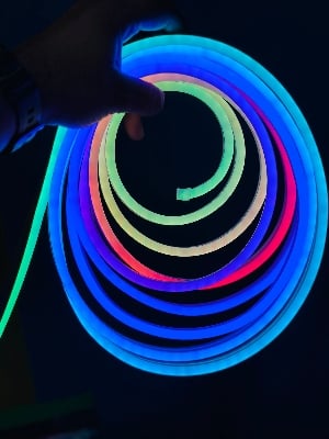 Picture of GearUP NRGB50 5 Meter RGB Neon Light with App & Remote Control(1 year replacement warranty) - Multicolor
