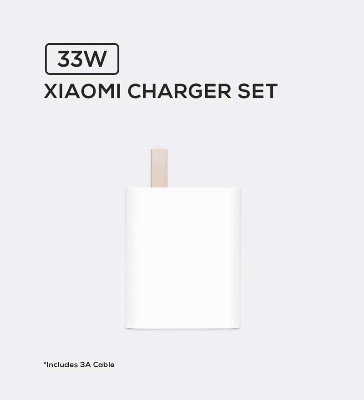 Picture of Xiaomi Mi 33w Fast Charger With Dual port Type-C Cable(1 year replacement warranty) - White