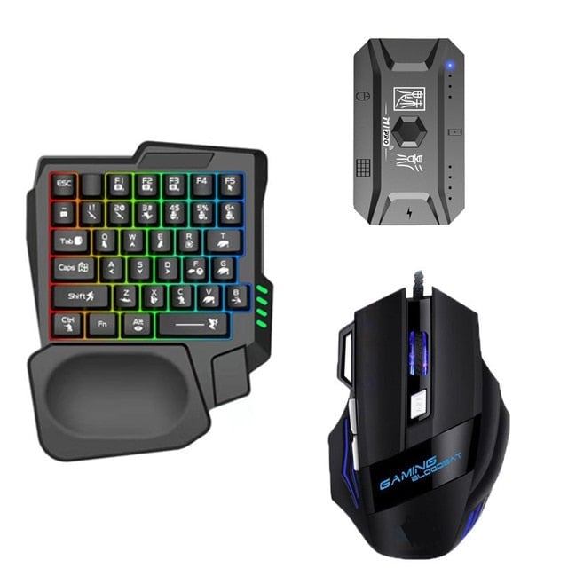 Picture of GearUP K190 Mobile Gaming RGB Keyboard & Mouse Combo(original) - Black