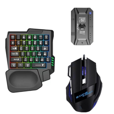 Picture of GearUP K190 Mobile Gaming RGB Keyboard & Mouse Combo(original) - Black