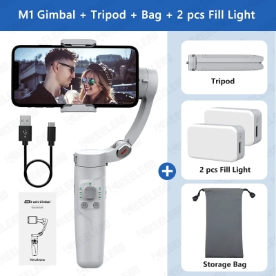 Picture of M1 3-Axis Merak One Smartphone Gimbal Stabilizer - White