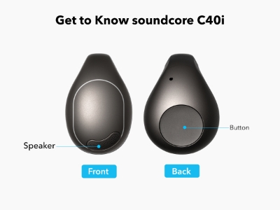 Picture of Anker Soundcore C40i Open-Ear Earbuds - Black