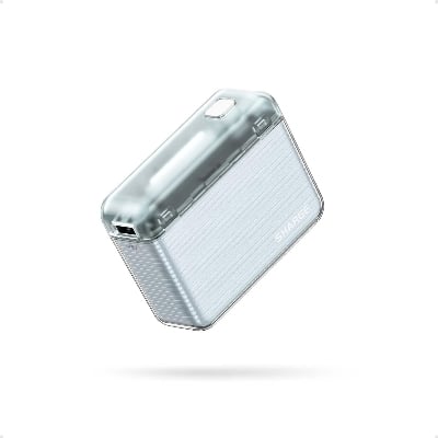 Picture of Shargeek Sharge Flow Mini 10000 mAh Power bank global product ( 1 year replacement warranty) - White