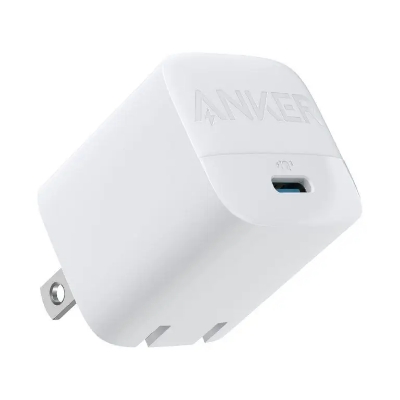 Picture of Anker 313 GaN 30W PIQ 3.0 – Foldable Fast Charger ( 18 month replacement warranty) - White