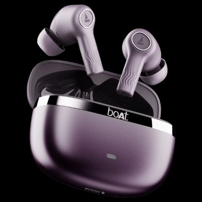 Picture of boAt Nirvana Ion ANC Pro Headphone Type ANC TWS Earbuds Category Wireless Earbuds - Purple