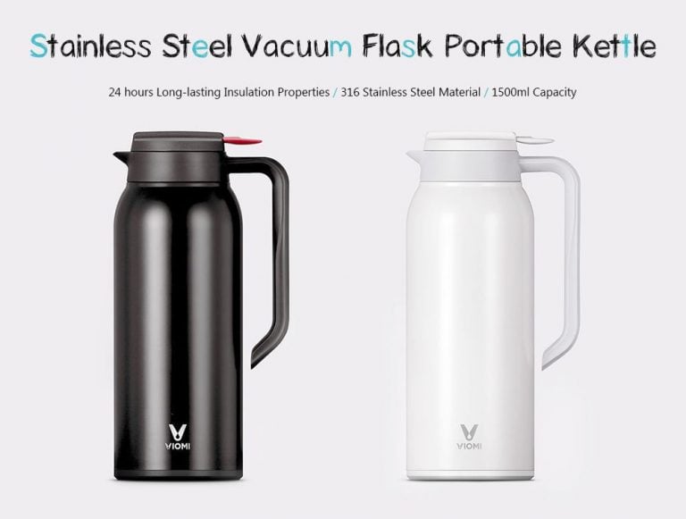 Picture of Xiaomi VIOMI 1.5L Thermo Mug Stainless Steel Vacuum Flask 24 Hours - White