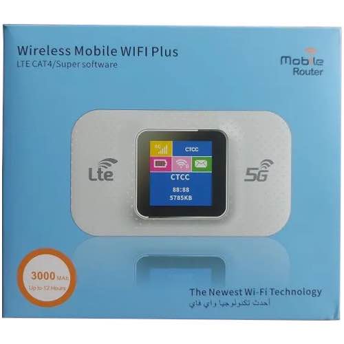 Picture of LTE E5782 Mobile 5G WiFi Pocket Router(1 year replacement warranty) - White