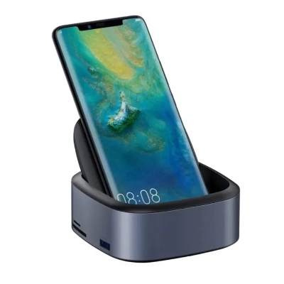 Picture of Baseus 8 in 1 USB-C Type-C Docking Station Hub Adapter - Black
