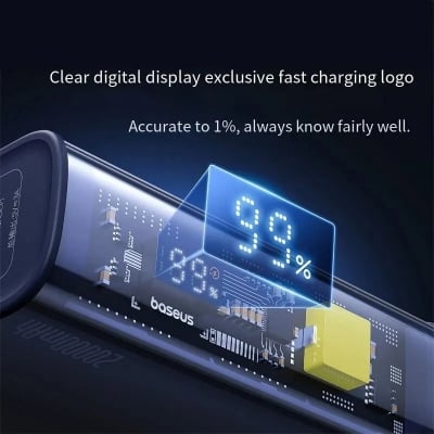 Picture of Baseus Explorer Series 22.5w Digital Display Power Bank 20000mAh (PPTSZ10) ( 1 year replacement warranty) - Black