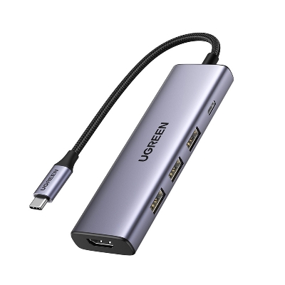 Picture of Ugreen CM511 USB Type-C Multifunction Hub #20956A - Purple
