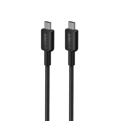 Picture of Anker 322 USB-C To USB-C Cable 6ft (Braided) - Black