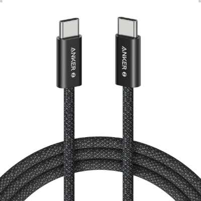 Picture of Anker Zolo 240W USB-C to USB-C Cable (1.5m) - Black