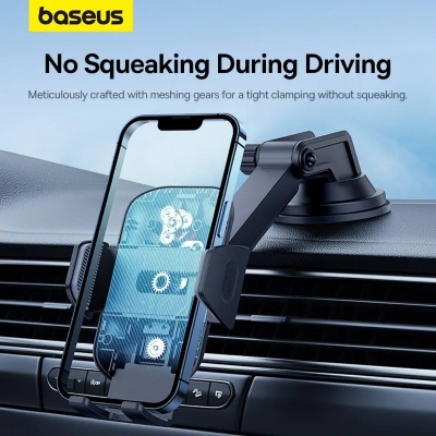 Picture of Baseus UltraControl Go Series Clamp-Type Phone Holder - Black