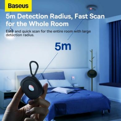 Picture of Baseus Heyo Camera Detector Mini Travel Hotel Hidden Camera Finder Spy Camera Infrared Detector - Black