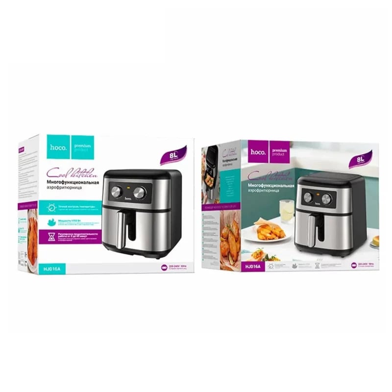 Picture of Hoco HJD16A Kitchen Multifunctional Air Fryer(3 Year replacement warranty) - Black