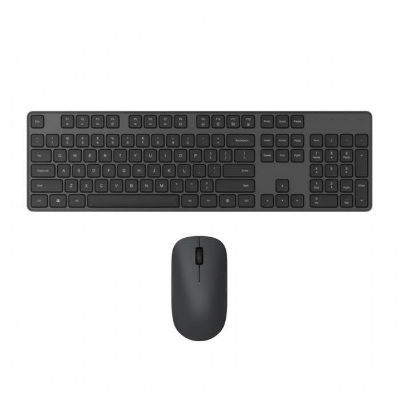 Picture of Xiaomi Mi WXJS01YM 104 Case 2.4GHz 1000DP Wireless Keyboard Mouse Set - Black
