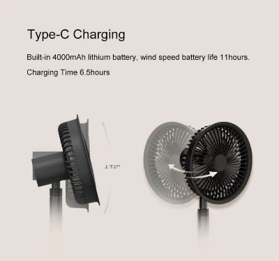 Picture of XIAOMI SOLOVE F5 Pro Desktop Fan(2 Years replacement warranty )