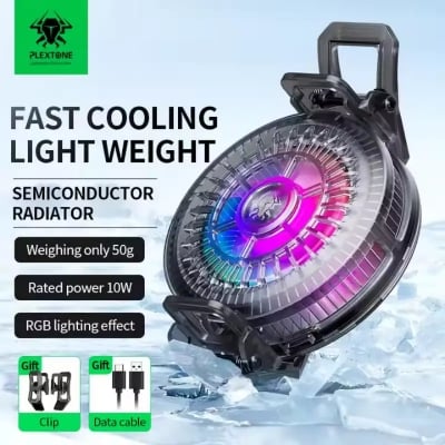 Picture of Plextone UF1 Radiator Magnetic Phone Cooler(1 year replacement warranty) - Black