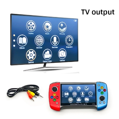 Picture of X19 Plus 5.1 Inch Portable Retro Video Game Console Handheld Game Player Consolas De Videojuegos - Multicolor