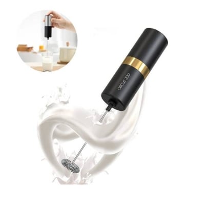 Picture of Xiaomi CIRCLE JOY Silver Knight Milk Frother Handheld Coffee & Drink Mixer - Black