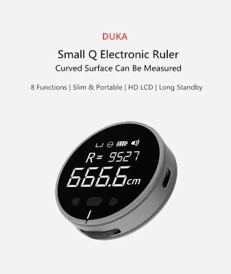 Picture of Xiaomi ATuMan Mini Q Electronic Ruler Tape Measuring Instrument – Black - Black