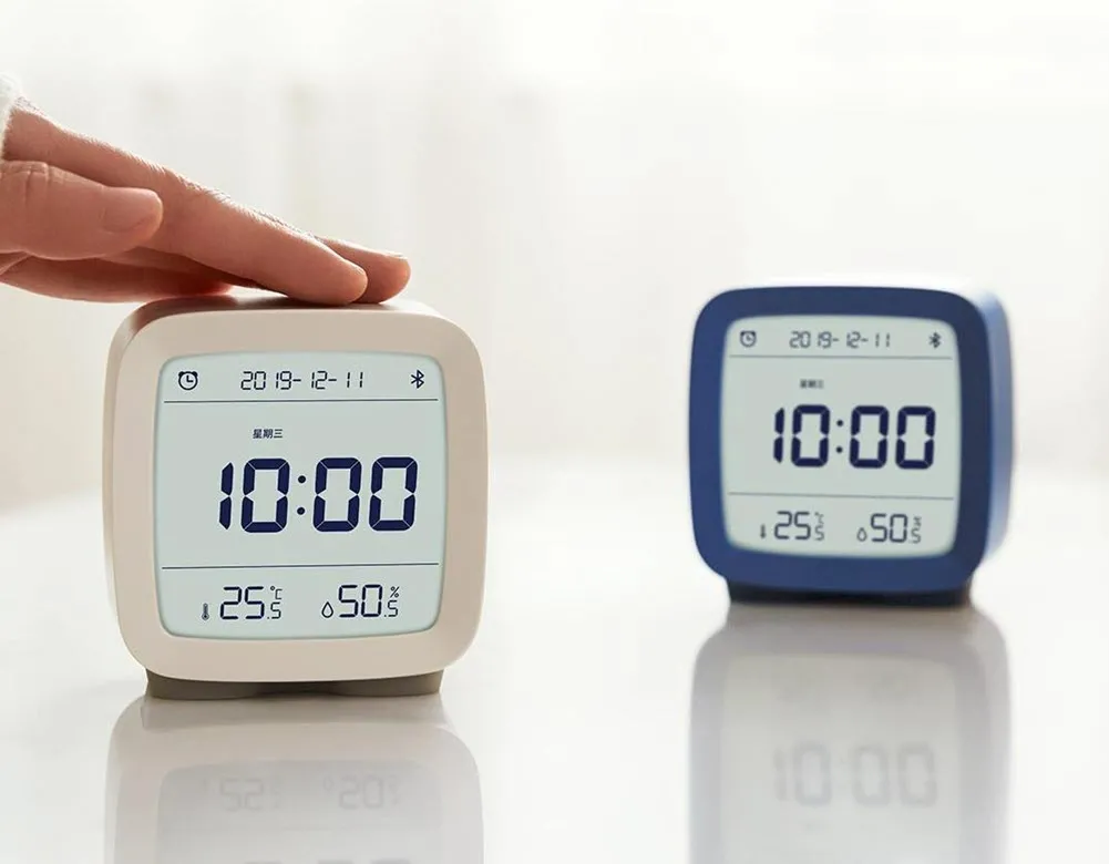 Picture of Xiaomi Youpin Qingping Mijia Bluetooth Alarm Clock Alarm Clock Temperature - White